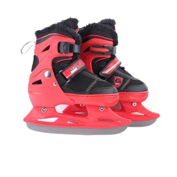 Обувь для катания на коньках, Кроссовки для катания на коньках с утепленной флисовой подкладкой, Подходящие для начинающих детей 아스하키스하키