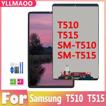 100% Протестировано Для SAMSUNG Galaxy Tab A 10.1 2019 T510 T515 T517 SM-T510 Ремонт Сборки Сенсорного Дигитайзера с ЖК-экраном