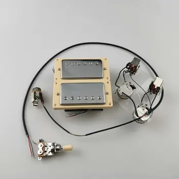 Звукосниматели для электрогитары Wilkinson Ainico5 Humbucker 4C с двухтактным переключателем Жгута проводов Гитарного Звукоснимателя