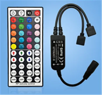 Светодиодный Контроллер 44 Клавиши LED IR RGB Controler box 1-2 Контроллера ИК-Пульт Дистанционного Управления Затемнителем DC12V Для RGB 3528 5050 Светодиодных Полосовых Светильников