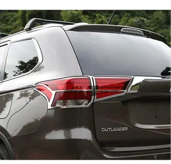 Высококачественный автомобильный стайлинг ABS Накладка крышки заднего фонаря для Mitsubishi Outlander 2016 Аксессуары