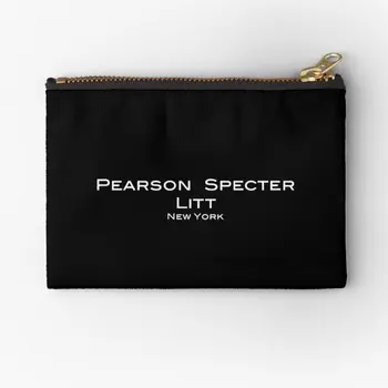 Костюмы Pearson Spectre Litt Логотип Сумки На Молнии Чистая Маленькая Косметичка Для Хранения Носков Денежный Карман Упаковка Монет Женщины