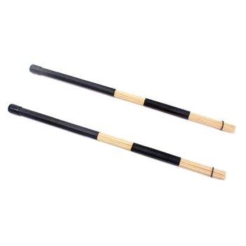 Джазовые барабанные палочки с гладкой рукояткой, прочные бамбуковые барабанные палочки, подарок для мужчин и женщин