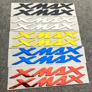 Наклейки с Эмблемами Мотоциклов YAMAHA X-MAX400 XMAX300 XMAX 250 X-max 125 3D Трехмерные Наклейки С Логотипом Аксессуары