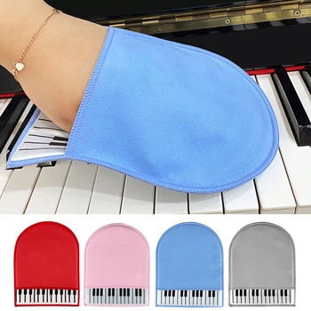 Мягкая салфетка из микрофибры, Многоразовая перчатка для чистки пианино, перчатки для чистки музыкальных инструментов для чистки пианино, Прямая поставка