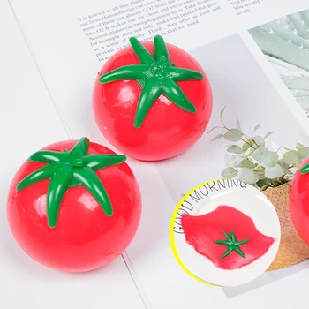Липкая игрушка для выжимания помидоров, забавная игрушка для снятия стресса для детей