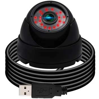 ELP 3MP WDR USB Камера H.264 MJPEG Аудио Микрофон HD USB2.0 Ночного Видения ИК Инфракрасная Мини USB Веб-камера с ИК-светодиодами