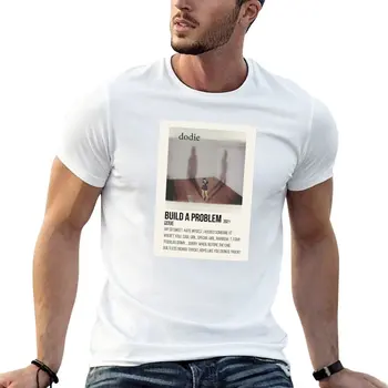 футболка с постером альбома dodie build a problem, спортивные рубашки, обычная футболка, забавные футболки, черная футболка, мужские футболки с графическим рисунком