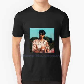 Высококачественная футболка Joe Jonas из 100% хлопка