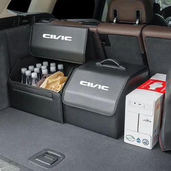 1 шт. Коробка-Органайзер для багажника автомобиля, Складная Сумка для уборки, Аксессуары Для Honda Civic Accord Fit Jazz CRV BRV HRV Insight Pilot