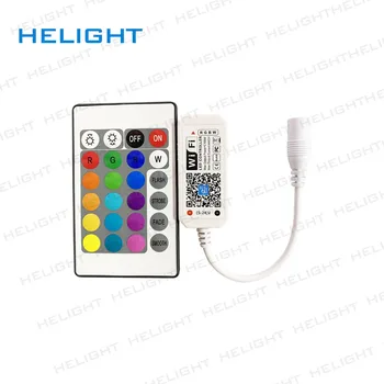 Светодиодный Беспроводной RF24 Ключ WIFI RGBW Контроллер Красочный RGBW Свет со Световой Панелью Мобильное ПРИЛОЖЕНИЕ Дистанционное Управление Интеллектуальный Голос