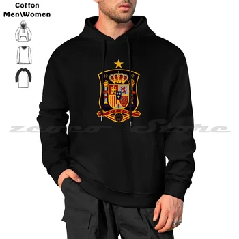 Испания-Логотип Национальной Футбольной Команды Мужская Женская Модная Хлопчатобумажная Толстовка С капюшоном Matador