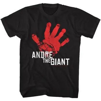 Черная футболка с изображением Андре Гигантской руки [L]