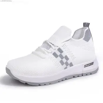 Женская Мужская спортивная обувь, легкие кроссовки, белая уличная сетка, Черные спортивные теннисные туфли для бега трусцой, кроссовки для бега AA599