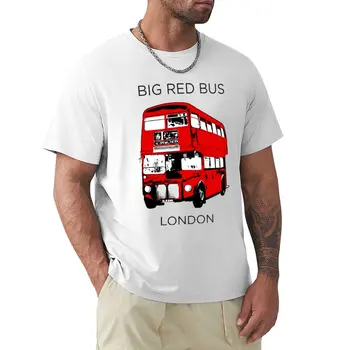 Большой красный автобус Routemaster, нет ничего более типично лондонского, футболка blondie, мужская одежда