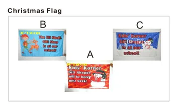 КАФНИК, 80 г шелкотрафаретная печать 90*150 см 3 *5 футов Рождественский флаг снеговик флаг для украшения дома, бесплатная доставка