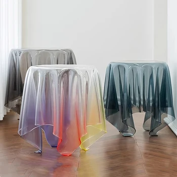 Журнальные столики в скандинавском стиле для гостиной, простой акриловый эстетичный дизайн, журнальный столик для завтрака, Креативное украшение для дома в скандинавском стиле
