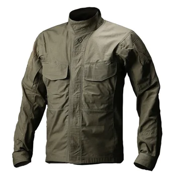 Новейшая тактическая рубашка с длинным рукавом, военная тактическая солдатская форма, высококачественные рубашки-карго с несколькими карманами, камуфляжная одежда