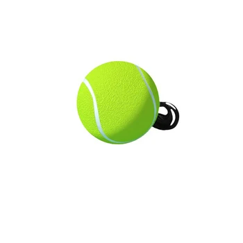Тренажер для тенниса с мячом для самостоятельного изучения, тренировка для одного игрока С теннисным мячом на высокоэластичной веревочной основе