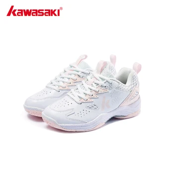 2023 новые мужские и женские кроссовки для бадминтона Kawasaki, дышащие высокоэластичные нескользящие спортивные кроссовки, теннисные ботинки K2B50