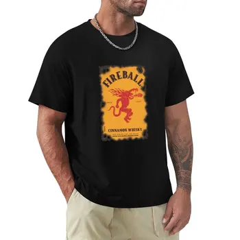 Футболка FIREBALL CINNAMON WHISKY с быстросохнущей летней одеждой, футболки, одежда для мужчин