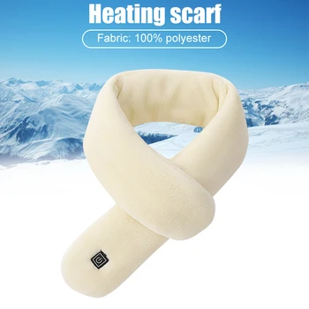 Электрическая грелка для шеи, USB-шарф с регулируемой температурой, теплый Интеллектуальный Водонепроницаемый Перезаряжаемый для мужчин и женщин на открытом воздухе