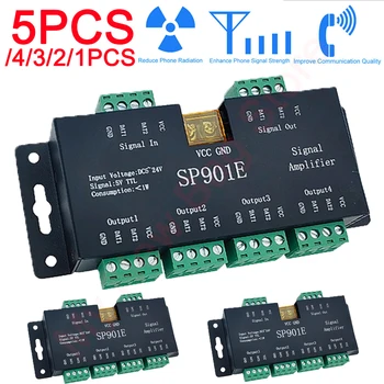 SP901E DC5-24V усилитель сигнала 4-канальный групповой усилитель для светодиодной ленты DMX512 пикселей