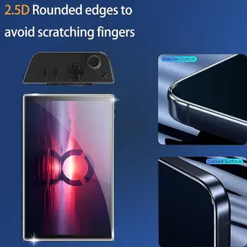 2шт Профессиональная защитная пленка для экрана HD с защитой от отпечатков пальцев из закаленного стекла Для игровых аксессуаров Lenovo Legion Go