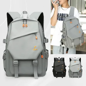 Модный мужской дорожный рюкзак большой емкости, портативная сумка для ноутбука, водонепроницаемый школьный рюкзак для старшеклассников