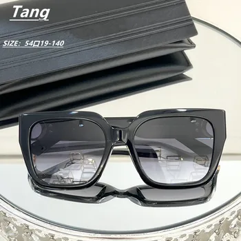 Новый блок поляризованных солнцезащитных очков для мужчин; модные брендовые солнцезащитные очки для женщин; винтажные очки в стиле панк UV400 Oculos De Sol