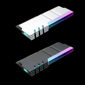 Радиатор охлаждения оперативной памяти DDR4 DDR5 Радиатор охлаждения 5V 3PIN ARGB AURA Sync Термостойкие компьютерные аксессуары из алюминиевого сплава