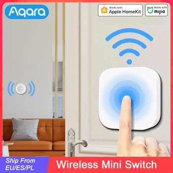 Aqara Smart Wireless Switch Key, многофункциональный интеллектуальный пульт дистанционного управления ZigBee Wifi для приложения Smart MI home Homekit