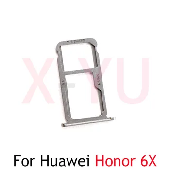 Для Huawei Honor 6X 7X Держатель Лотка Для SIM-карты Слот Адаптера Запасные Части Для Ремонта