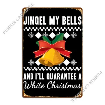 Jingle My Bells и Ill G Металлическая табличка с печатью плаката Cave Cinema Создайте жестяную вывеску-плакат