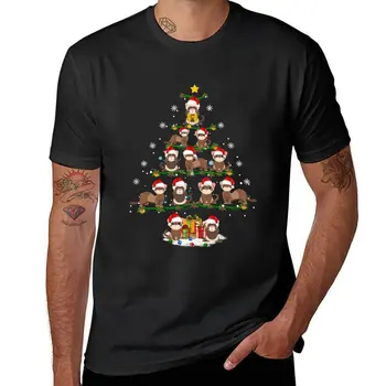 Забавные Хорьки Рождественская елка Подарок Любителю Хорьков Футболка с животным принтом для мальчиков забавные футболки Блузка мужская футболка с рисунком