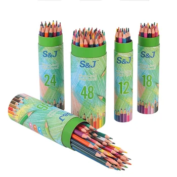 24-Цветной цветной карандаш Prismacolor Toput для рисования в школу Металлический цветной карандаш Бизнес-принадлежности для профессионального рисования