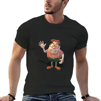 Футболка Carl Wheezer для мальчиков с животным принтом, футболка оверсайз, мужские футболки с графическим рисунком.