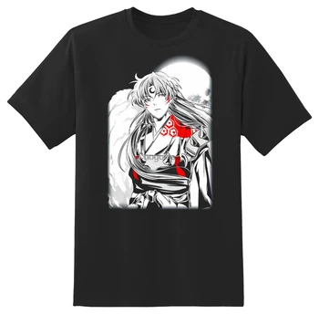 Сессомару Сама Мощный Екай Инуяша, японская аниме-манга, черная футболка S-6XL
