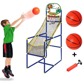 Тренажер для стрельбы по баскетболу в помещении, Портативный Детский Игровой набор для аркадной игры в баскетбол, Спортивный Игровой набор, Баскетбольная Тренировочная игрушка для детей