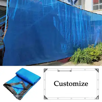 Синяя 85% солнцезащитная сетка HDPE сетка для защиты от солнца, сетка для забора, беседка, тенты, тент для террасы, сетка для бассейна, солнцезащитный чехол для автомобиля