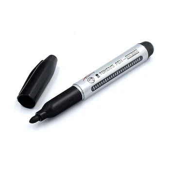 1 шт. Черная маркерная ручка для перманентной краски, Маслянистая Водонепроницаемая Черная ручка для маркеров шин, Быстросохнущая ручка для подписи, Канцелярские принадлежности