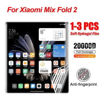 HD Гидрогелевая Пленка Для Xiaomi Mix Fold 2 5G 1-3шт Мягкая Защитная Пленка Для Экрана Без Стекла Xiomi Xaomi Mi MixFold2 Fold2 22061218C 8.02