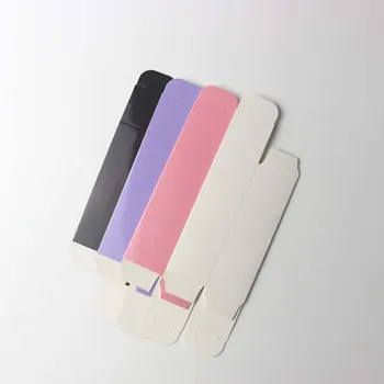 Розовый/ черный / фиолетовый/белый 28 мм * 89 мм коробка для блеска для губ картонная коробка для тюбика блеска для губ