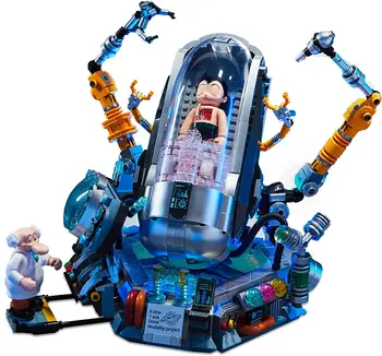 Набор Строительных Блоков Pantasy Astro Boy Awakening Moment, Конструкторы Для Этапа Механического Ремонта Для Взрослых, коллекционный Кирпичный Подарок