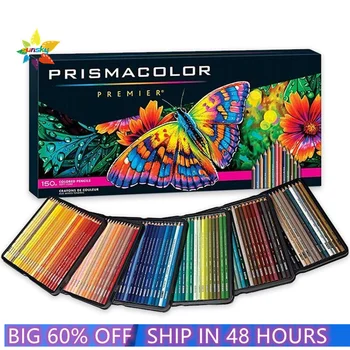 Prismacolor originale Premier 72 150 matita per disegno artistico a colori matita per olio 4.0MM soft core 150 Pack Tin Sanford