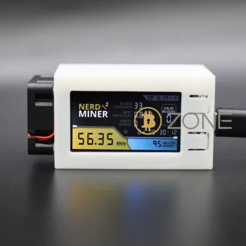 Nerd Miner V2 Pro Биткоин Соло Лотерейный Майнер - BTC - Crypto Nerdminer V2.0 pro С Хэшрейтом 56K В Белом корпусе