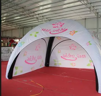 Надувная складная палатка 3*3 м, палатка и ножки в полном комплекте для рекламного показа, гоночного бега