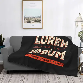 Одеяло Lorem Ipsum, фланелевое, всесезонное, дышащее, легкое, покрывало для кровати