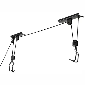 Велосипедный подъемник, подвесной стеллаж для хранения велосипедов на потолке гаража с крючком-веревкой