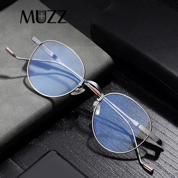 Чистый титановый рецепт очки квадратная рамка мужчины корейской GM фирменный дизайн близорукость оптические очки женщин круглые очки Мода 